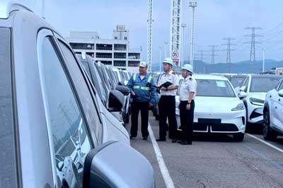 上半年宁波口岸新能源汽车出口破250亿元（图）