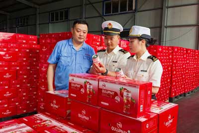 前8个月瓦房店果汁出口量增长超七成（图）