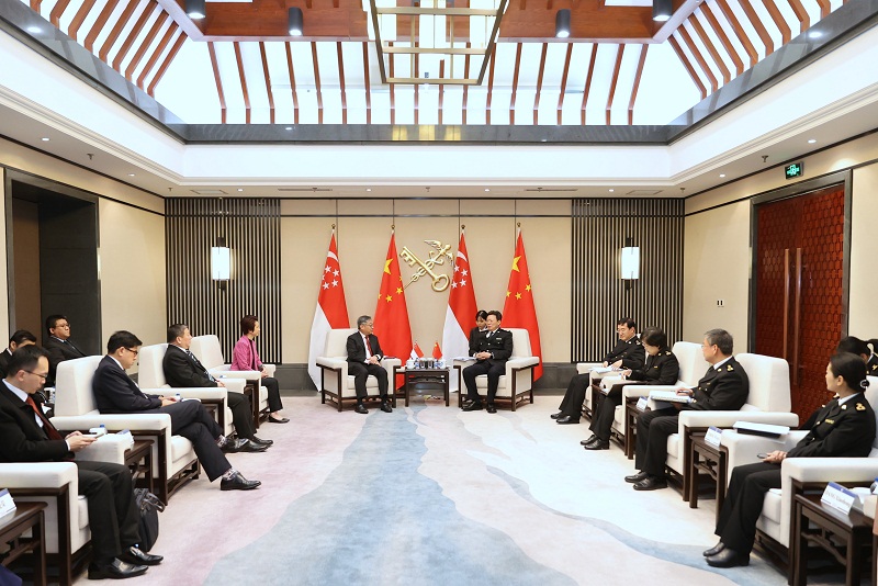 海关总署署长俞建华会见新加坡贸易及工业部部长颜金勇 海关总署署长俞建华会见新加坡贸易及工业部部长颜金勇