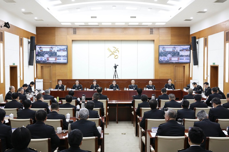 海关总署召开直属海关单位党委书记述责 述廉及抓党建述职评议会议、总署机关基层 党组织书记抓党建述职评议会议（图）
