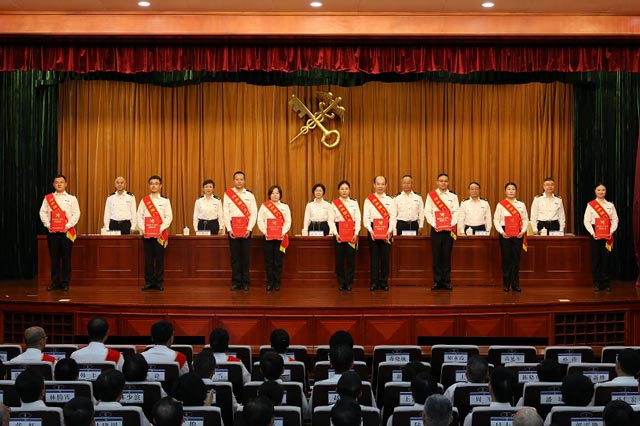 9月29日，全国海关先进典型颁奖暨事迹宣讲活动现场