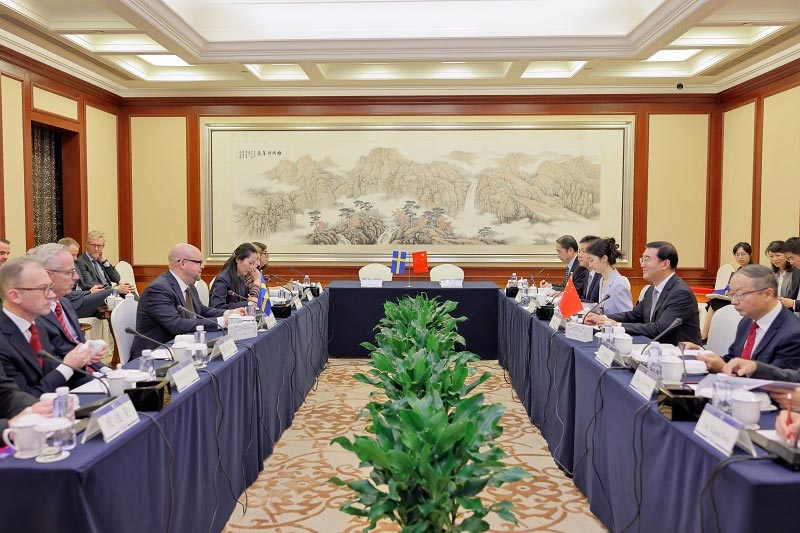 海关总署副署长赵增连在上海会见参加首届中国—北欧国家海关检验检疫合作对话会的部分外宾