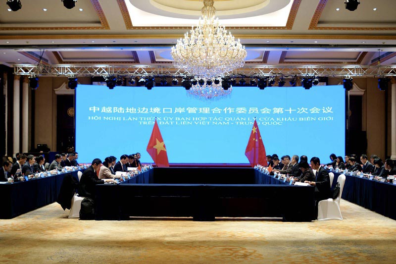 11月18日,中越陆地边境口岸管理合作委员会第十次会议在华举行 11月18日,中越陆地边境口岸管理合作委员会第十次会议在华举行