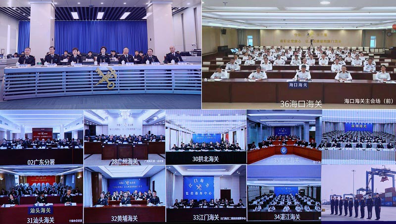 海关总署召开琼粤桂三地海关视频会议对海南自由贸易港封关运作再动员再部署